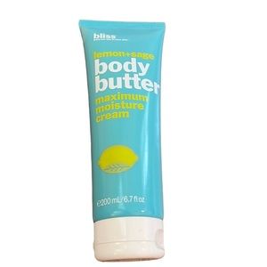 NWT BLISS body butter. Lemon/sage. 200ml. Unopened and sealed.